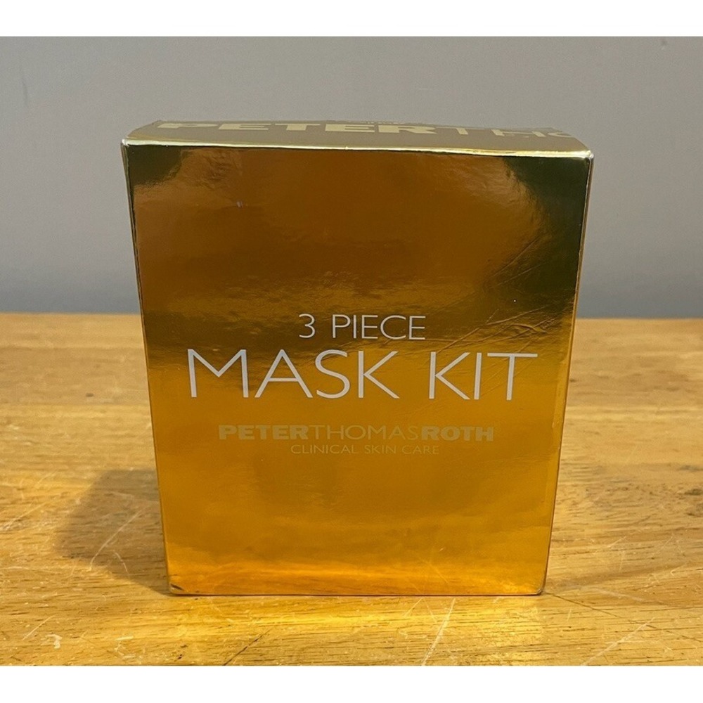 Peter Thomas Roth 3 Mask Kit 24k Gold Rose Stem Cell Pumpkin Enzyme NEW 1.7 Oz